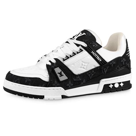 lv trainers mens black|louis vuitton trainers men's white.